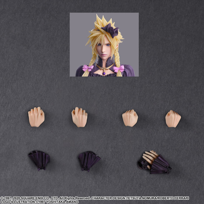 Final Fantasy VII Remake Play Arts Kai Cloud Strife Dress Ver. PVC Figure NEW_2