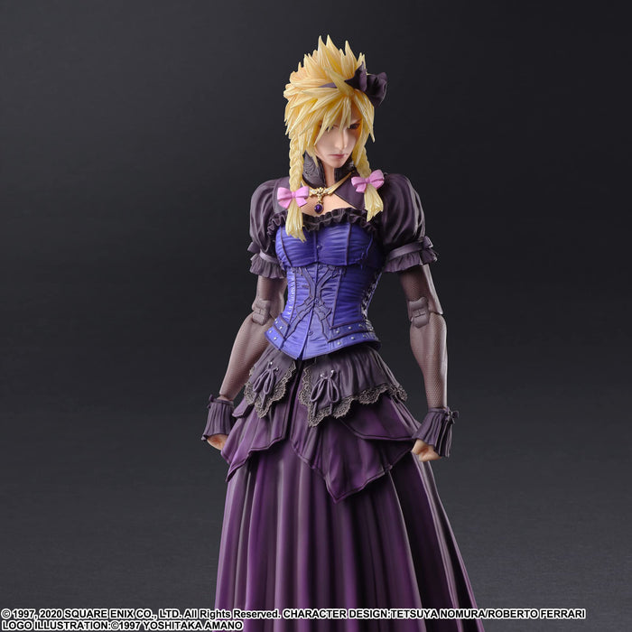 Final Fantasy VII Remake Play Arts Kai Cloud Strife Dress Ver. PVC Figure NEW_5