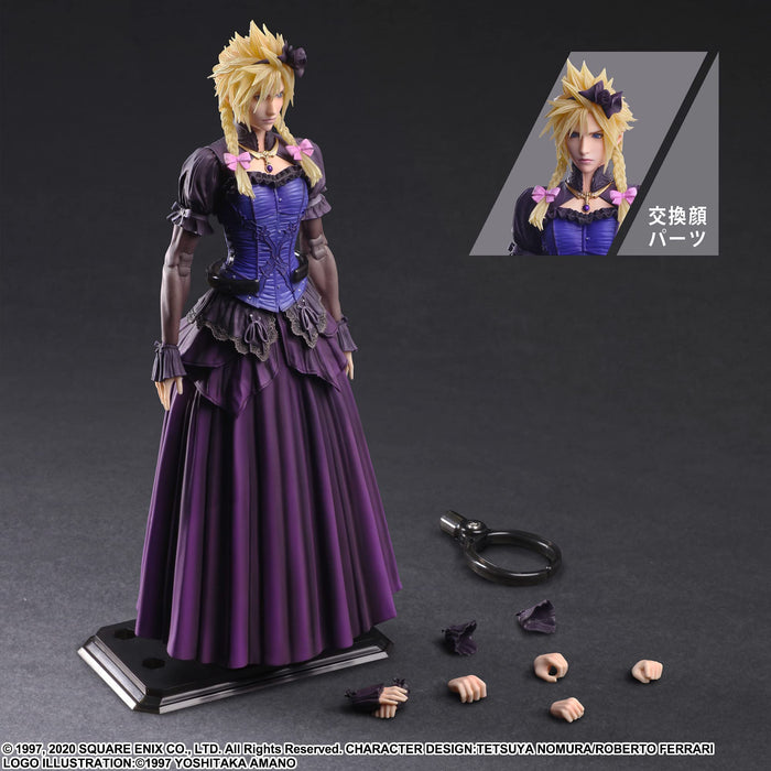 Final Fantasy VII Remake Play Arts Kai Cloud Strife Dress Ver. PVC Figure NEW_7
