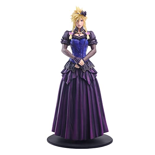 Square Enix Final Fantasy VII Remake Static Arts Cloud Strife Dress Ver. Figure_1