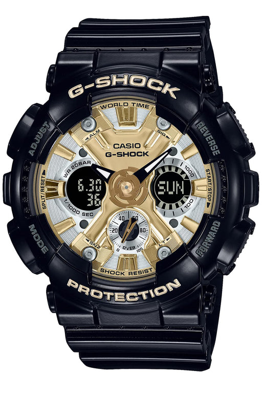 CASIO G-SHOCK GMA-S120GB-1AJF MID SIZE Unisex Model Wristwatch Black Resin NEW_1