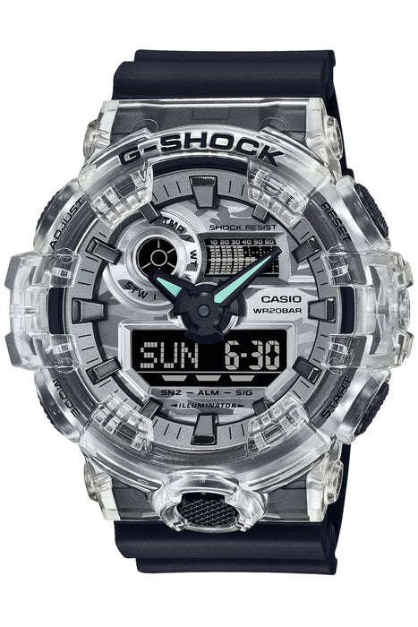 CASIO G-SHOCK GA-700SKC-1AJF Camouflage Skeleton Men's Watch Resin Band NEW_1