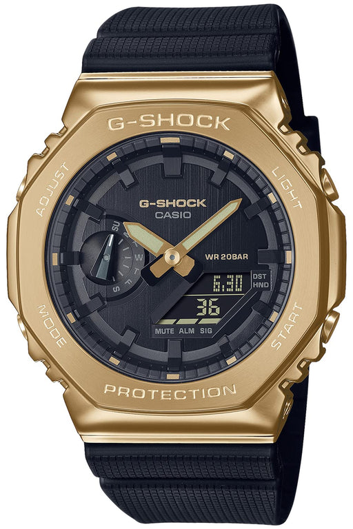 CASIO G-SHOCK GM-2100G-1A9JF Men's Watch Black Resin Band World Time Timer NEW_1