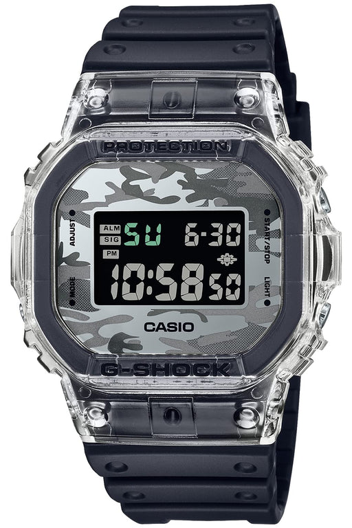 CASIO G-SHOCK DW-5600SKC-1JF Camouflage Skeleton Men's Watch Day/Date NEW_1