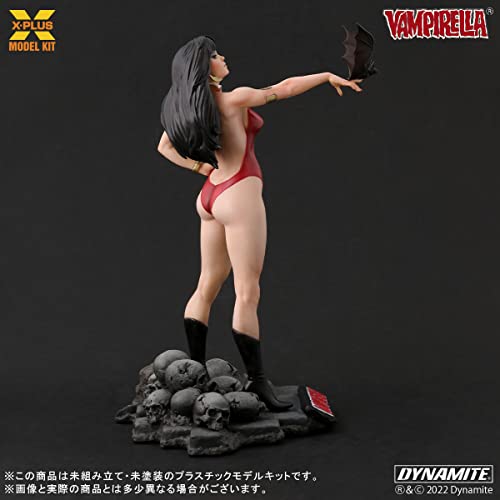 X-Plus Vampirella Jose Gonzalez Edition 1/8 Unpainting Plastic Model Kit H23cm_2