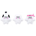 Bandai Soft Finger Puppet Set Shinapushu Pushupushu 60mm Polyester Set of 3 NEW_2