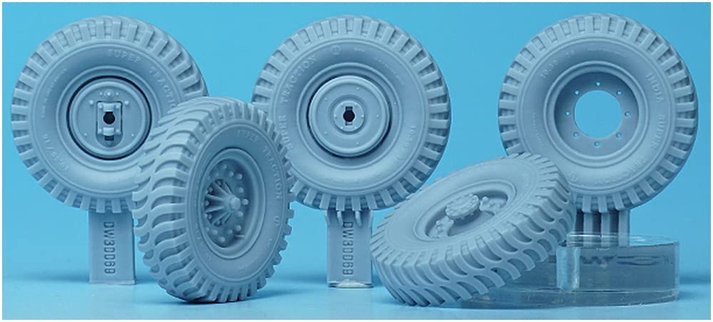 1/35 WWII British Austin K2 Truck Sagged Wheel Set 2 for Airfix DW30069 NEW_1