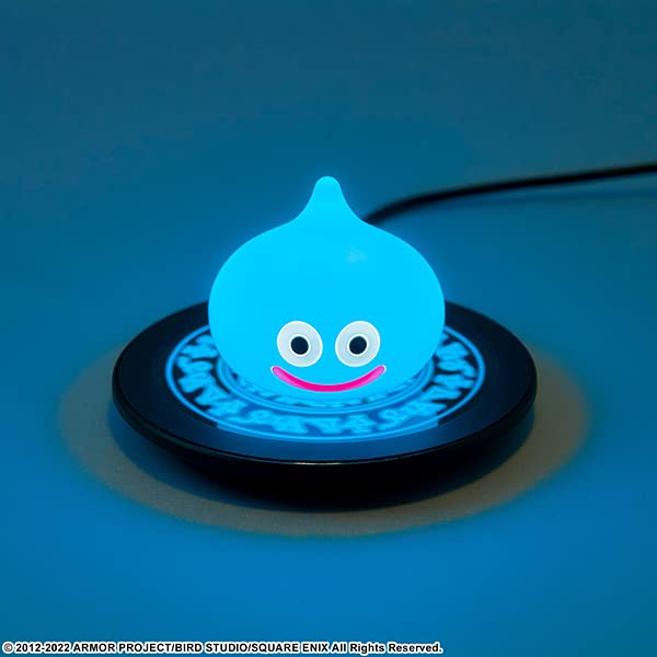 SQUARE ENIX DRAGON QUEST Wireless Charging Pad Zing w/ Slime Figure Qi NEW_5