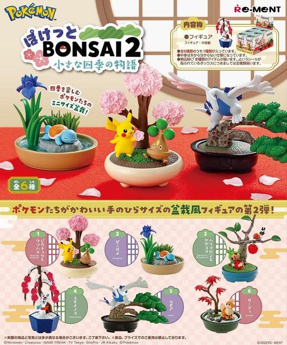 Re-Ment Pokemon Pocket BONSAI 2 Small Four Seasons Story 6 pieces Complete BOX_1
