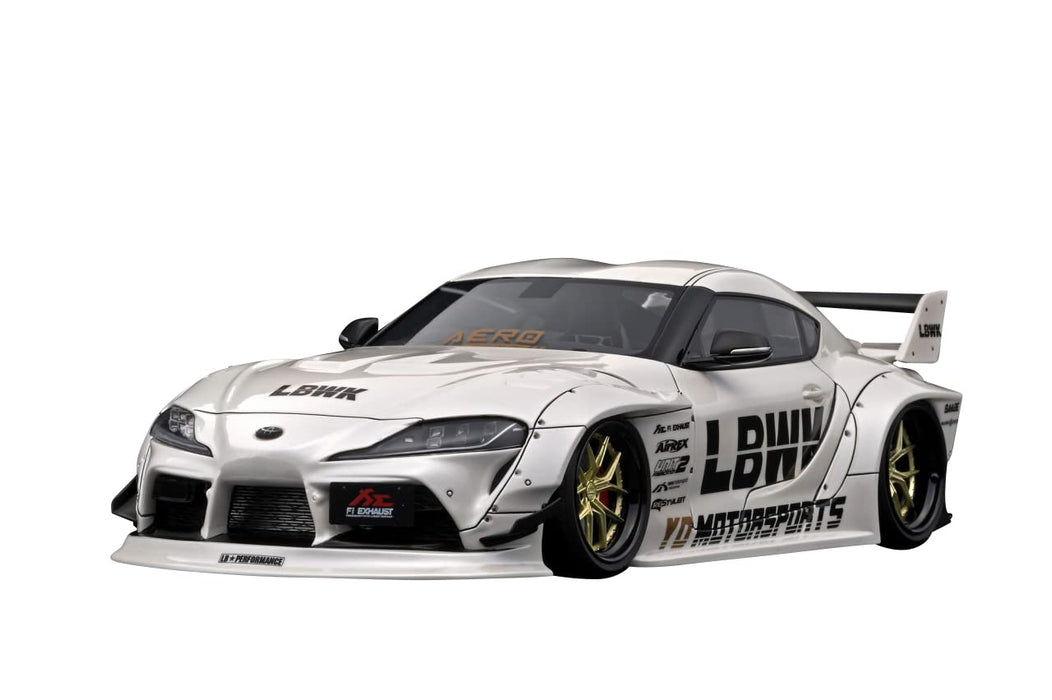 ignition model 1/18 LB-Works Toyota Supra (A90) White Resin Model