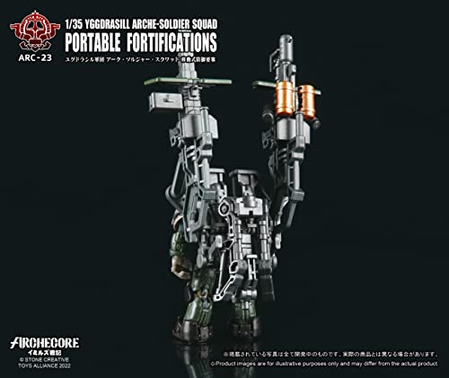 TOYS ALLIANCE ARC 23 1/35 Arche-Soldier Squad Portable Fortifications Figure NEW_6