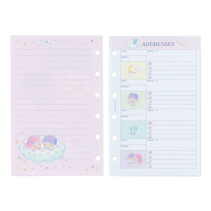 Sanrio 2023 System Notebook weekly monthly little twin stars kikilala 205991 NEW_8
