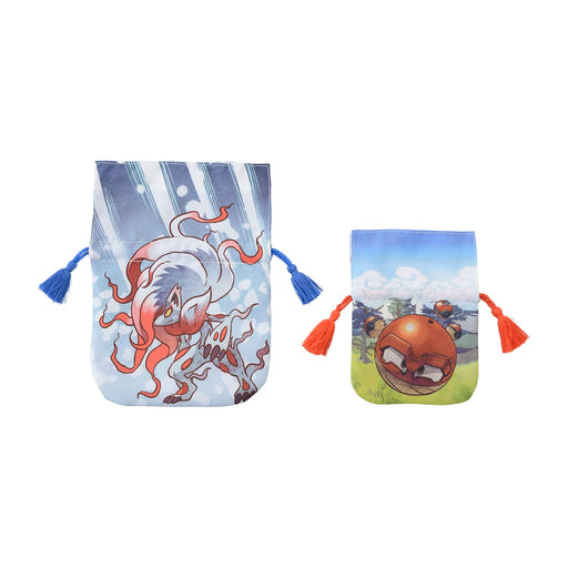 Pokemon Center Original reversible drawstring bag 2 pieces set HISUI DAYS NEW_2