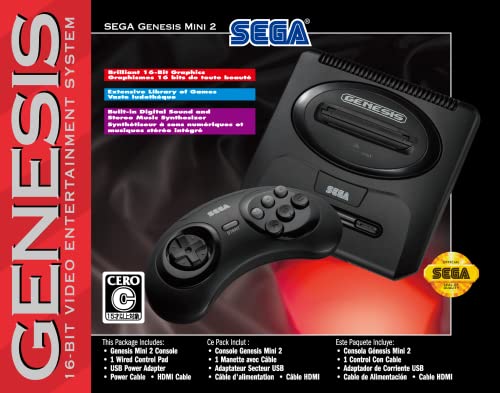 SEGA Genesis Mini 2 Mega Drive North American ver. 60 game software Multilingual_1