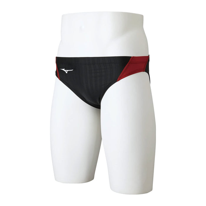 MIZUNO N2MB2921 Boy's Swimsuit STREAM ACE V Pants Size 130 Black/Red Polyester_3