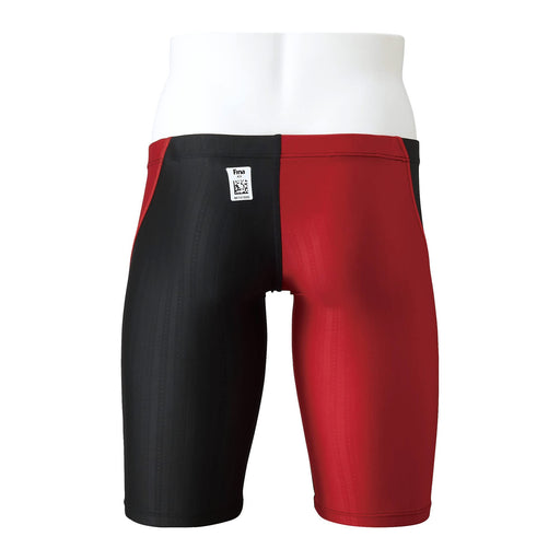 MIZUNO N2MB2520 Men's Swimsuit STREAM ACE Half Spats Black/Red Size L Polyester_2