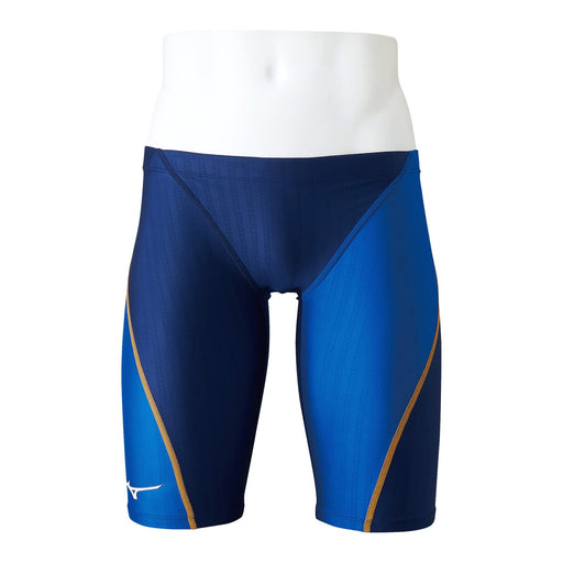 MIZUNO N2MB2520 Men's Swimsuit STREAM ACE Half Spats Navy/Blue Size XL Polyester_1