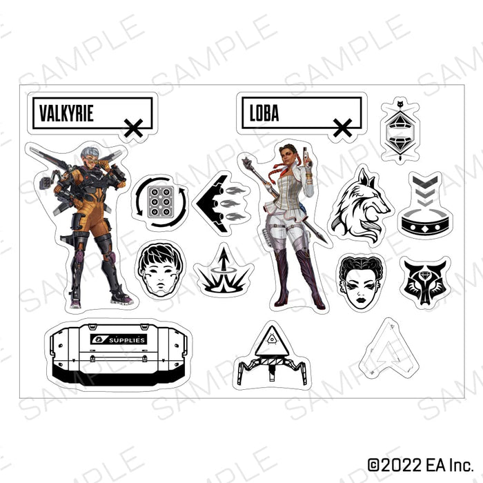 InfoLens Apex Legends Decal Sticker Set of 3 B 6 characters, Logo ILAL-12179 NEW_3