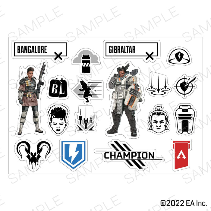 InfoLens Apex Legends Decal Sticker Set of 3 B 6 characters, Logo ILAL-12179 NEW_4