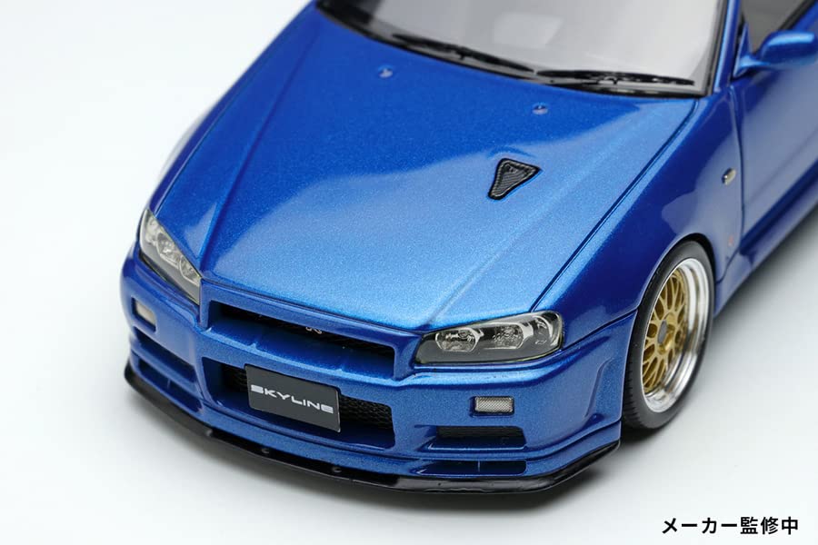 Nissan Skyline GT-R R34 V-spec II Bayside Blue 1:18