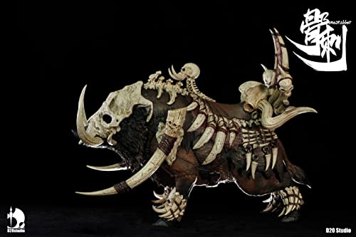 D20studio Battle Boar Bonestabber Brown 1/12 scale PVC&ABS Figure L21.5xH20cm_5
