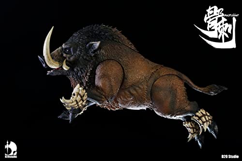 D20studio Battle Boar Bonestabber Brown 1/12 scale PVC&ABS Figure L21.5xH20cm_8