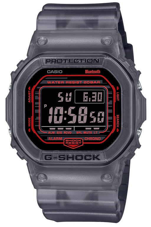 CASIO G-SHOCK DW-B5600G-1JF Black Clear Limited Bluetooth Men's Watch skeleton_1