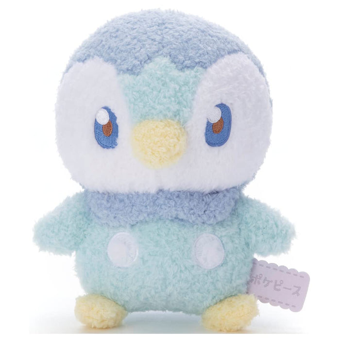 TAKARATOMY A.R.T.S Pokemon Plush Doll Poke Peace Piplup H17cm Polyester ‎727610_1