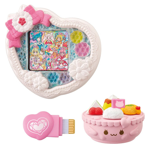 BANDAI Delicious Party Pretty Cure Heart Cure Watch Party Up Kid's Lunch Set Toy_1