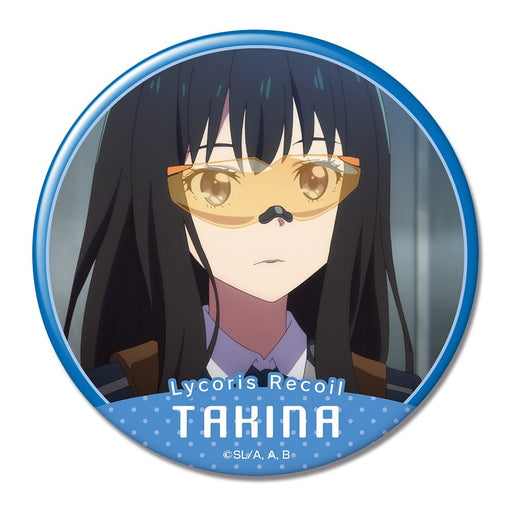 License Agent Licorice Recoil Can Badge Inoue Takina G KBAN-L001-m16 Anime Goods_1