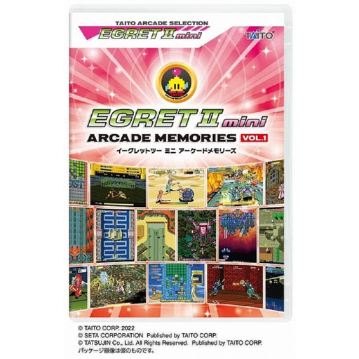 For EGRET II mini  Arcade Memories VOL.1 SD card 10 titles game & Book TAS-G-002_2