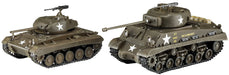 1/72 M4A3E8 SHERMAN & M24 CHAFFEE U.S. ARMY MAIN BATTLE TANK COMBO kit 30068 NEW_1