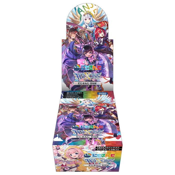 Takara Tomy WXDi-CP01 Wixoss TCG Booster BOX NIJISANJI DIVA 8cards x 14packs NEW_1