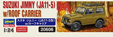 Hasegawa 1/24 SUZUKI JIMNY JA11-5 w/ROOF CARRIER Plastic Model kit 20606 NEW_5