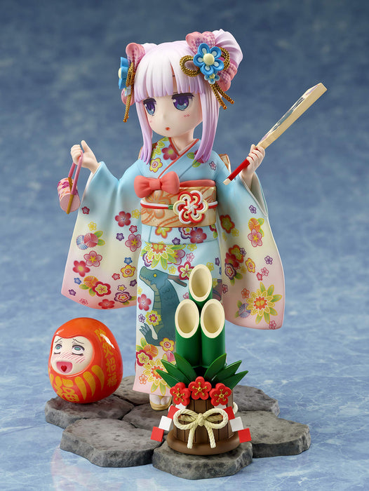 F:NEX Miss Kobayashi's Dragon Maid Kanna Haregi (Kimono) 1/7 Figure AMU-FNX887_2