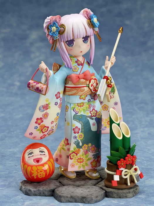 F:NEX Miss Kobayashi's Dragon Maid Kanna Haregi (Kimono) 1/7 Figure AMU-FNX887_5