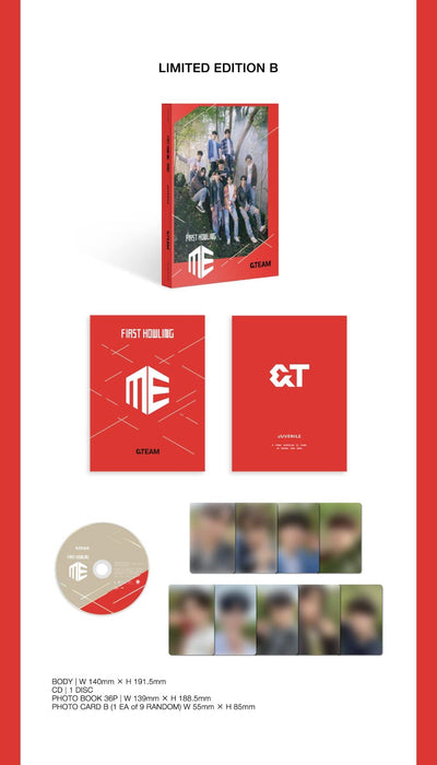 CD First Howling: ME First Limited Edition Type B w/ PhotoBook &TEAM POCS-39007_2