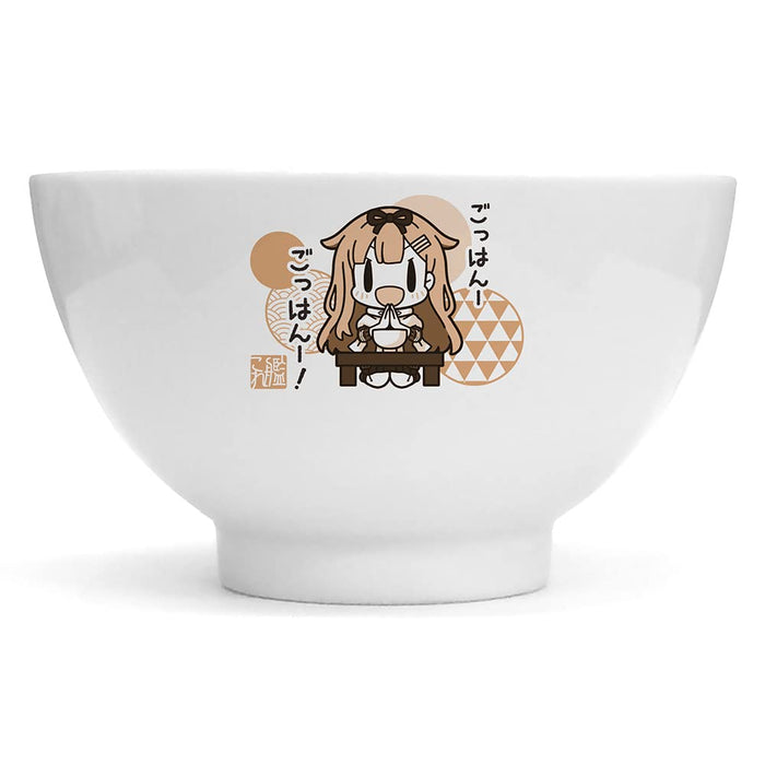 KanColle Fleet Girls Collection Yudachi Kai Ni udon noodles mode bowl 14xH8.5cm_1