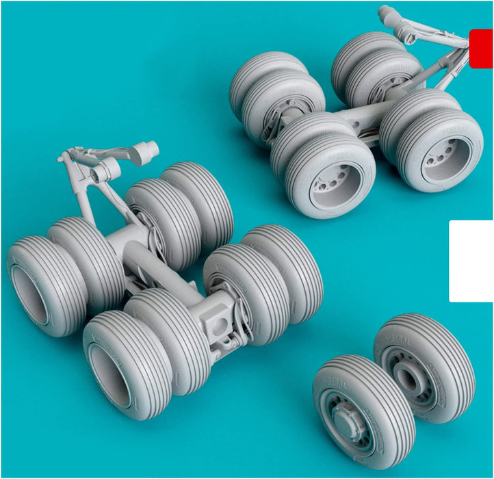 1/48 Conveyor B-58 'Hustler' Wheels Set Weighted Plastic Model Parts RSK48-0382_1