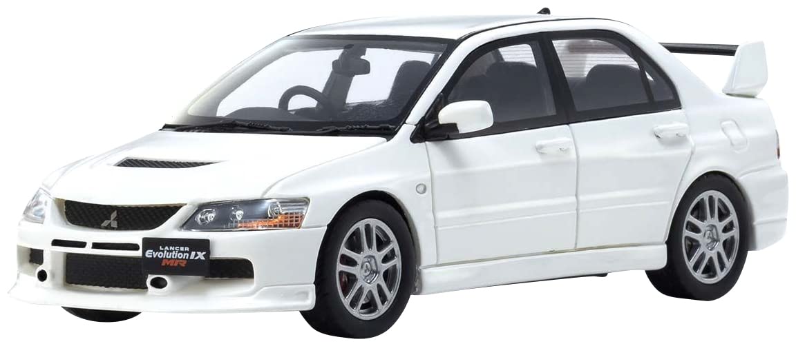 Kyosho Original 1/43 MITSUBISHI LANCER EVOLUTION IX MR White KSR43111W Plastic_1