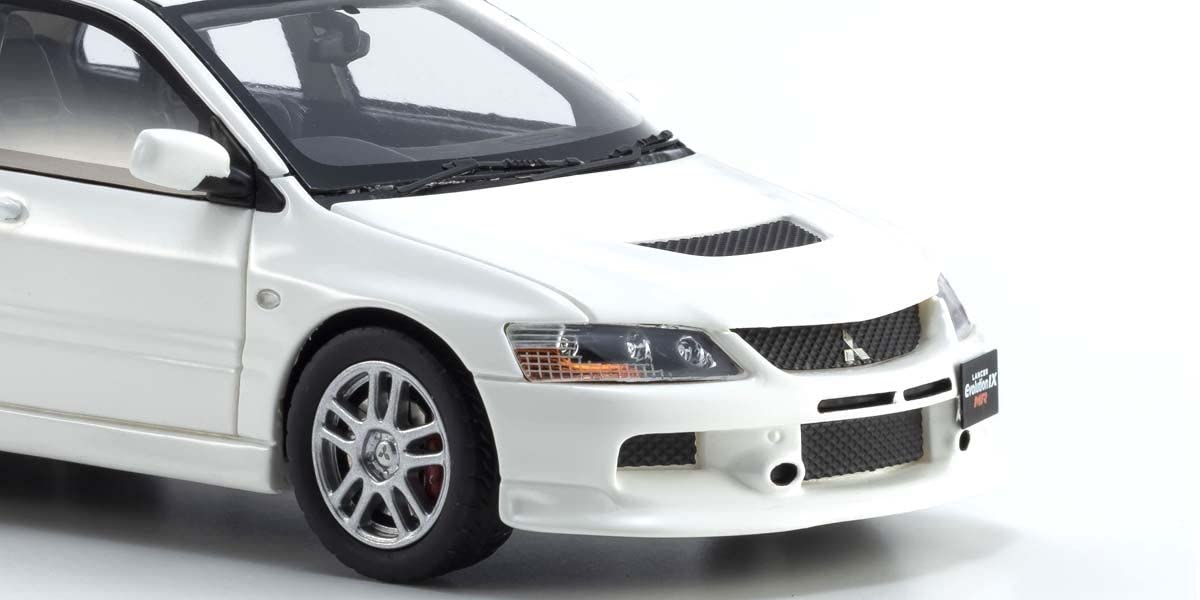 Kyosho Original 1/43 MITSUBISHI LANCER EVOLUTION IX MR White KSR43111W Plastic_7