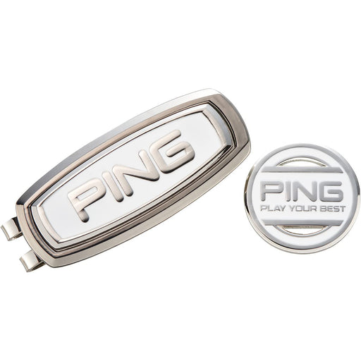 PING Golf Marker AC-U2202 BELT CLIP 36485 WH alloy steel metal manganese magnet_1