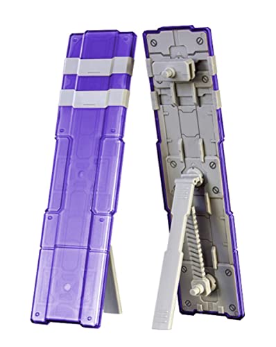 PLUM Pla-Act Option Series 10 Twin Shield 4 Clear Purple Plastic model Kit PP150_1