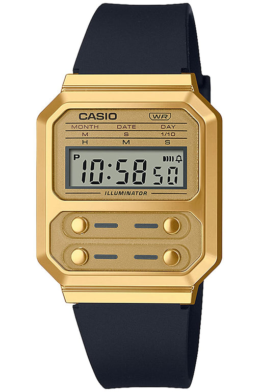Casio Classic A100WEFG-9AJF Black Men's Wrist Watch Alarm Stop Watch Resin NEW_1