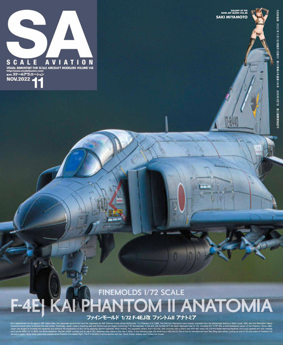 SCALE AVIATION Vol.148 November 2022 (Hobby Magazine) JASDF F4 Fantom II NEW_1