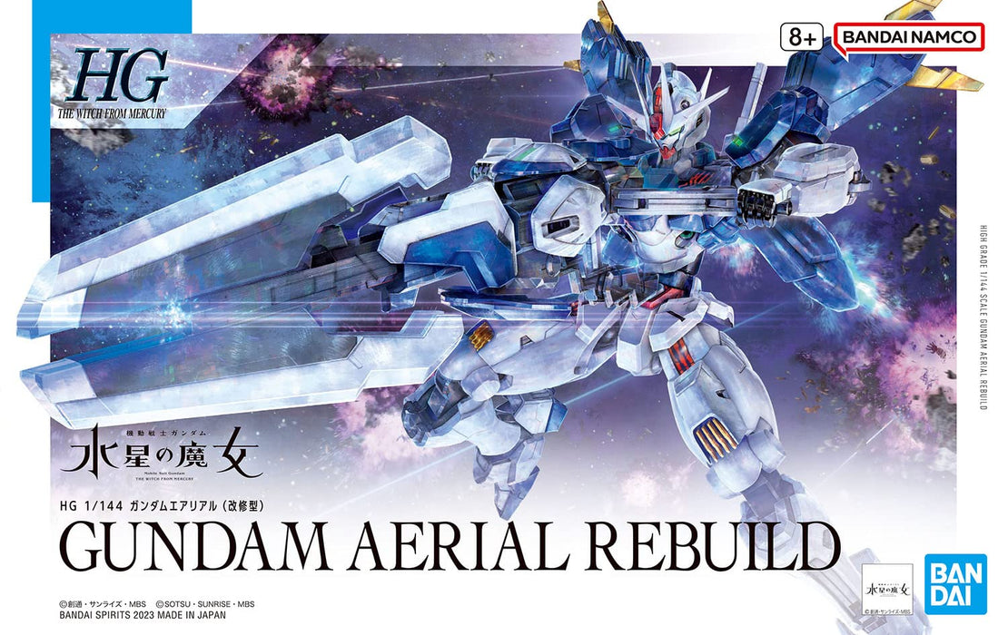 BANDAI HG 1/144 Gundam AERIAL REBUILD THE WITCH FROM MERCURY Model Kit ‎2645142_4