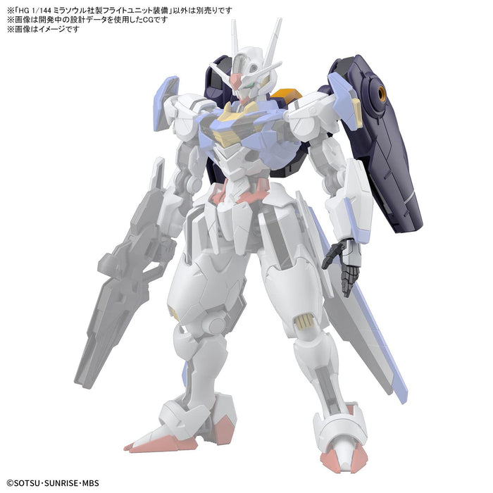 HG Mobile Suit Gundam Witch of Mercury Mirasoul Flight Unit 1/144 2616270 NEW_3