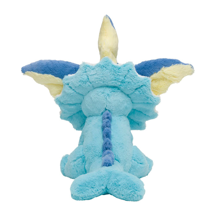 Pokemon Center Original Fluffy Hugging Plush Doll Vaporeon 42cm Polyester NEW_4