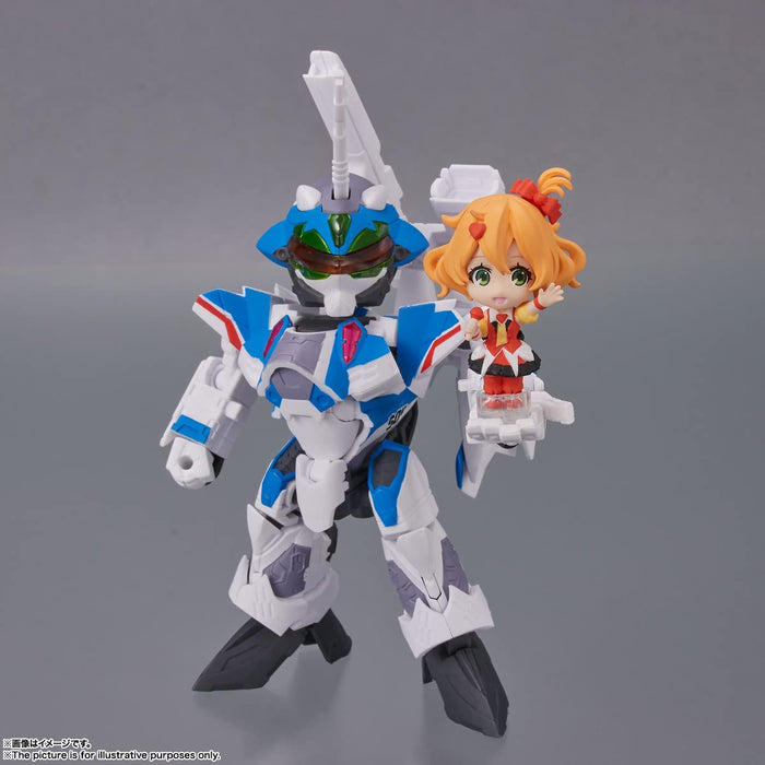 Tiny Session VF-31J Siegfried Hayate Immelman w/ Freyja Wion Figure BDIMA641526_3