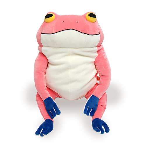 Shinada Global Mochi Kaeru Frog Pink L size MOKR-0350P Polyester H25cm NEW_1